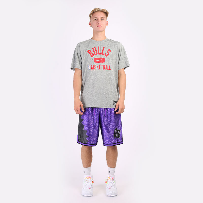 мужская серая футболка Nike Chicago Bulls Dri-FIT NBA T-Shirt DA5916-063 - цена, описание, фото 6